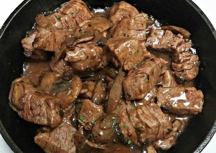 Steps to Make Homemade Pan Seared Cajun Beef tips