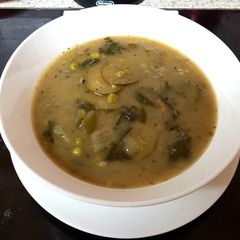 A picture of My Greens Soup 😋.