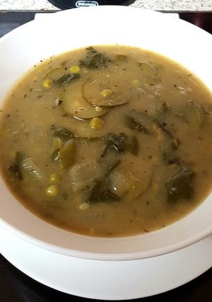 A picture of My Greens Soup 😋.