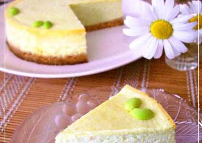 Recipe of Favorite Very Rich Cheese Cake with Edamame Beans