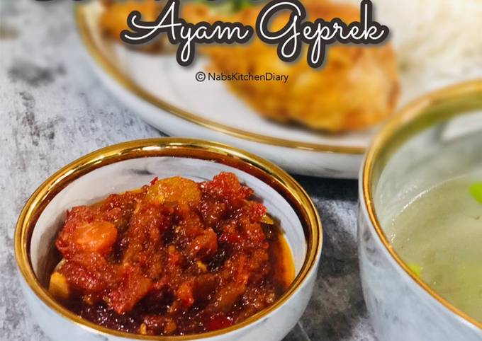 Sambal Ayam Geprek 🇮🇩