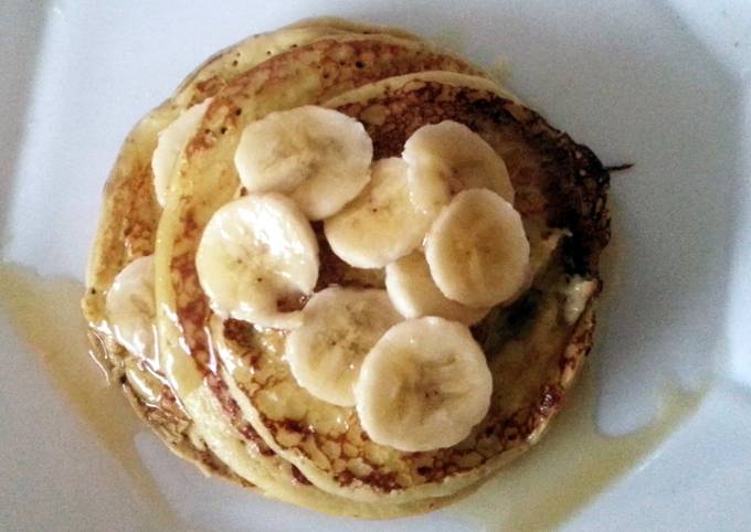 Steps to Prepare Super Quick Homemade Cottage Cheese Pancakes with Fresh Fruit