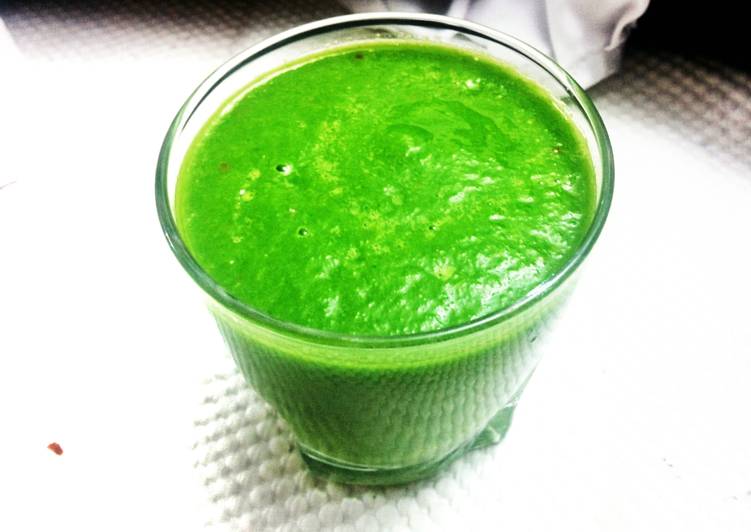 Recipe of Any-night-of-the-week #YHCuisine Strongman Green Smoothie