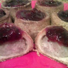 A picture of Vickys Cranberry Topped Christmas Pork Pies, GF DF EF GF NF.