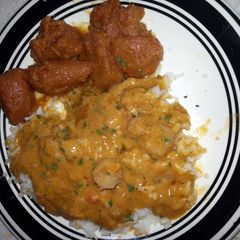 A picture of The easiest shrimp etouffee.