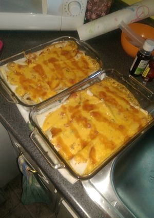 A picture of Enchiladas.
