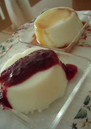 A picture of Panna Cotta in 5 minutes.