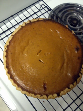 Easy Way Make Recipe Pumpkin Pie that is So Delicious, Delicious}