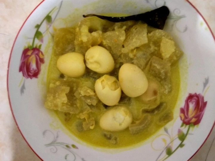 Cara Mudah Membuat Resep Gulai kikil telur puyuh Anti Ribet, Enak
