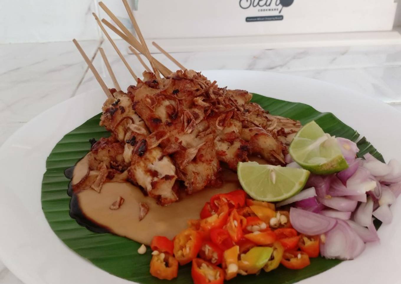 Sate ayam bumbu kacang NO RIBET