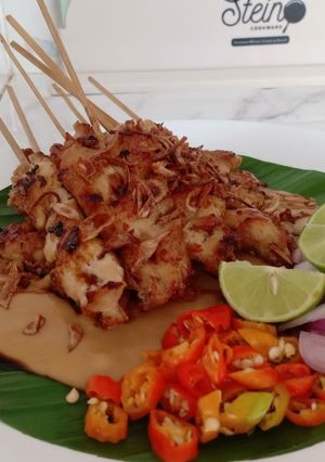 Foto resep Sate ayam bumbu kacang NO RIBET