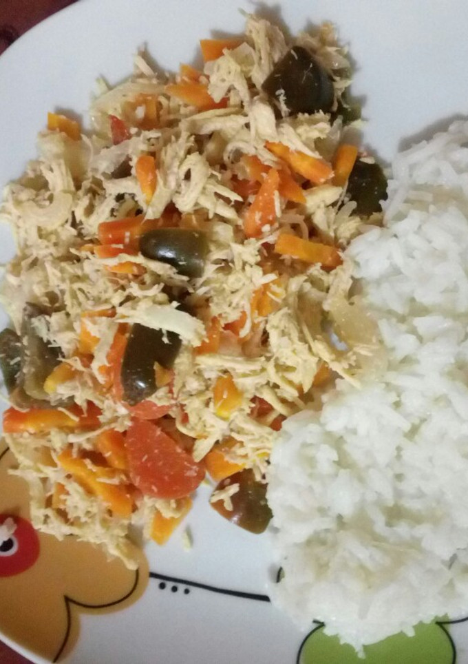 Una foto de Escabeche con arroz
