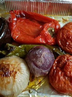 Una foto de Verduras horneadas