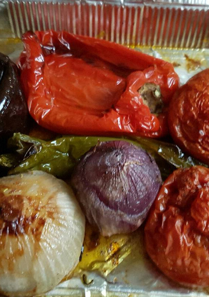 Una foto de Verduras horneadas