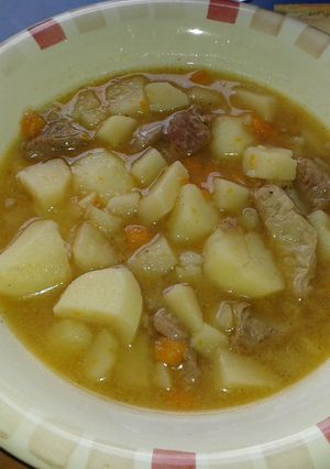 A picture of Slow cooker lamb stew.