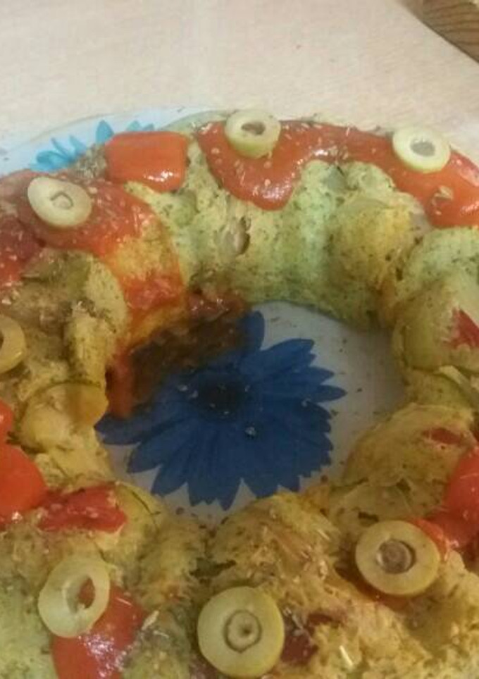 Una foto de Pastel de brócoli