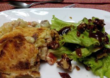 How To Make Recipe creamy chicken pastel Delicious and Healthy