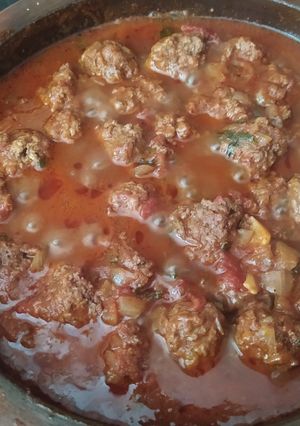 A picture of Tagine kefta b l bid.