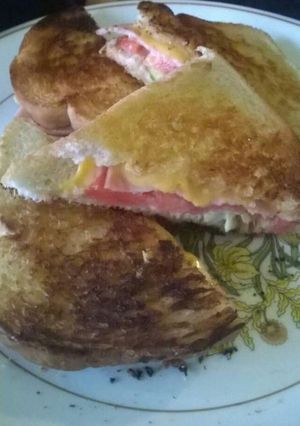 A picture of Grilled Ham & Cheese Sandwich.