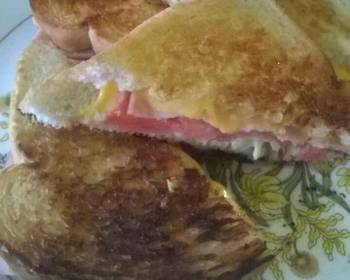 How To Make Recipe Grilled Ham  Cheese Sandwich Delicious