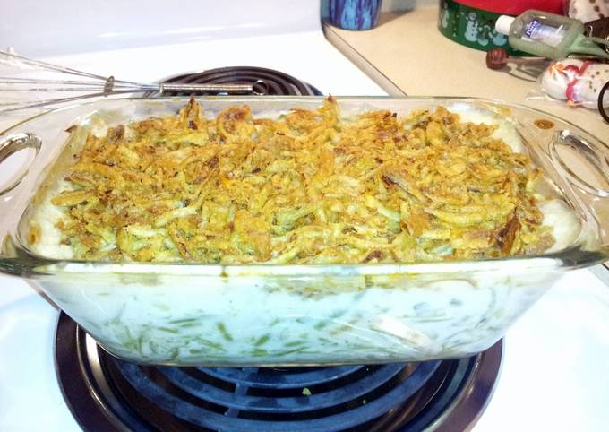 Recipe of Homemade French&#39;s original green bean casserole