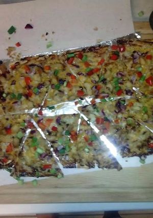 A picture of TGI Friday's Bbq Chicken Flatbread.