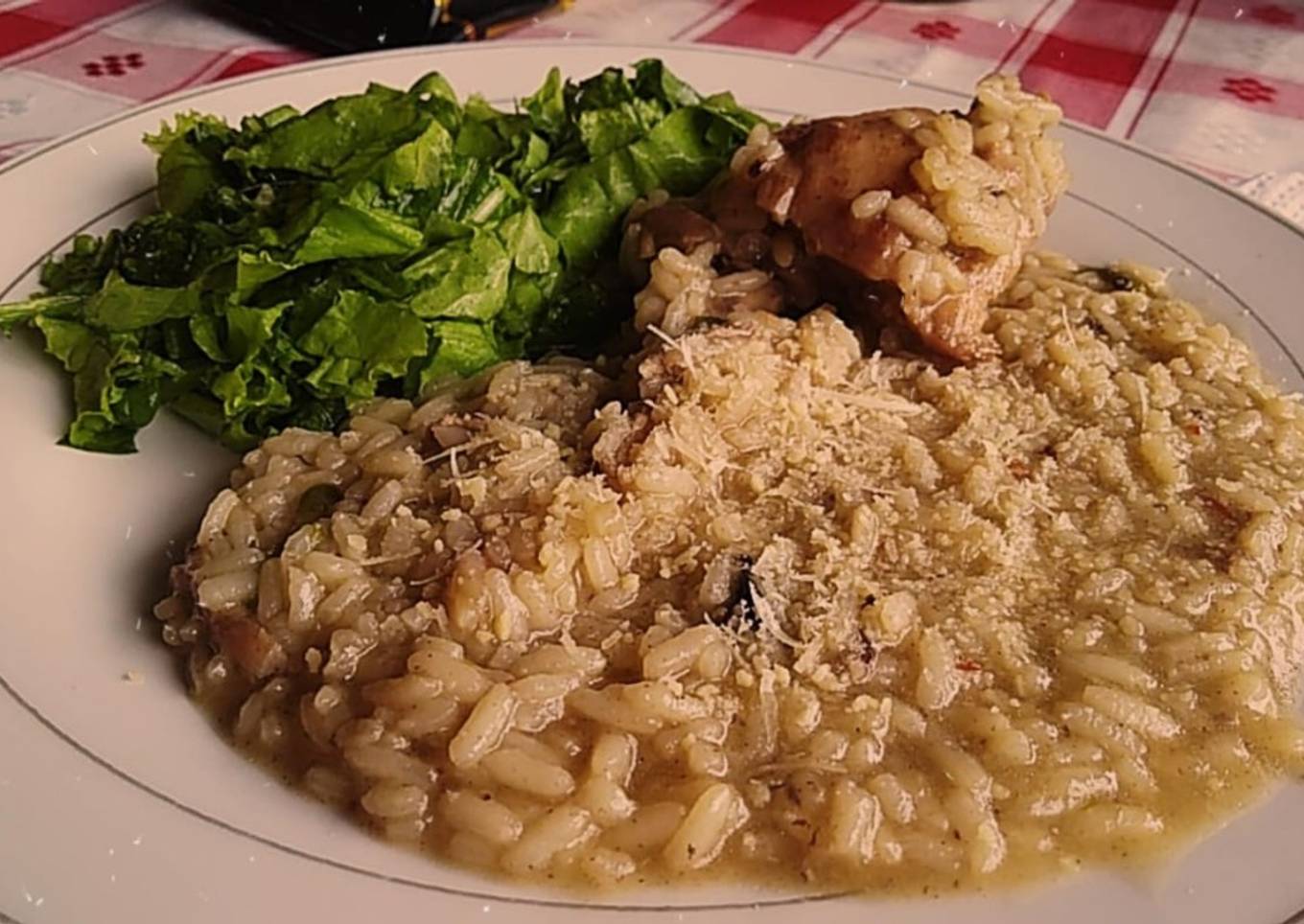 Arroz con pollo al disco