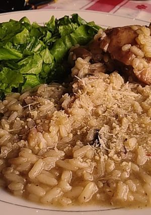 Una foto de Arroz con pollo al disco