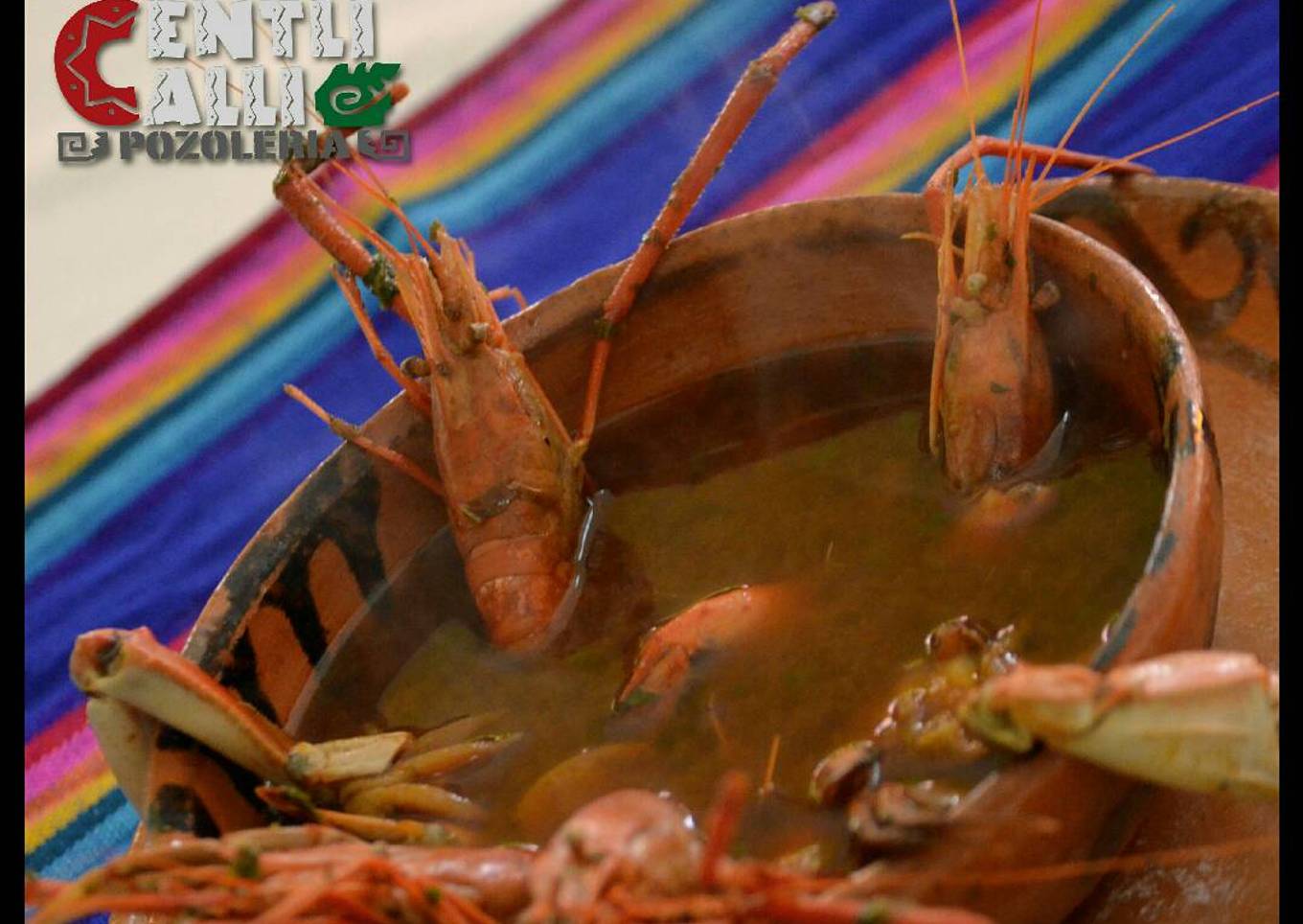 Pozole de mariscos