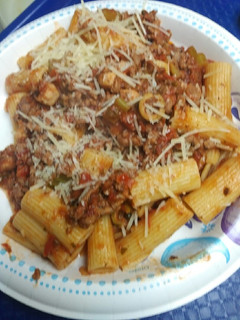A picture of Rigatoni and Sauce.