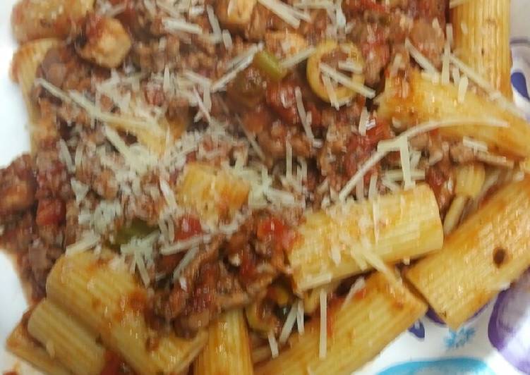 Quick Tips Rigatoni and Sauce