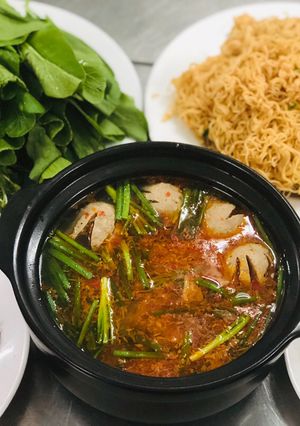 Hình của món Lẩu sate.