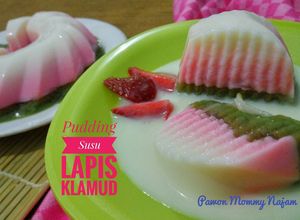 Foto resep Pudding Susu Lapis Klamud