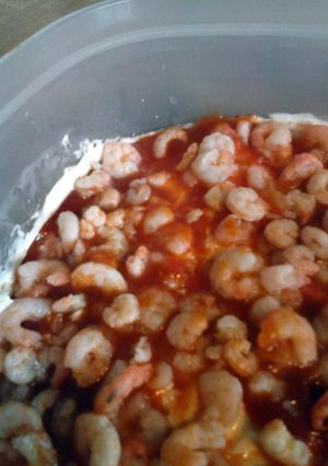 A picture of shrimp dip.