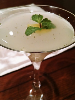 A picture of The Lemon Drop Mint Martini.