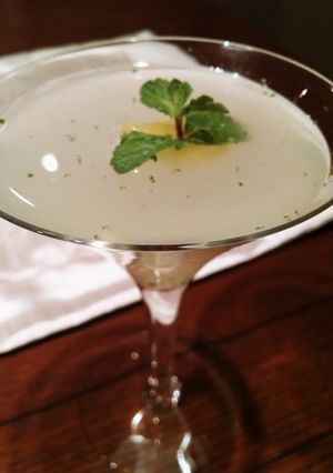 A picture of The Lemon Drop Mint Martini.