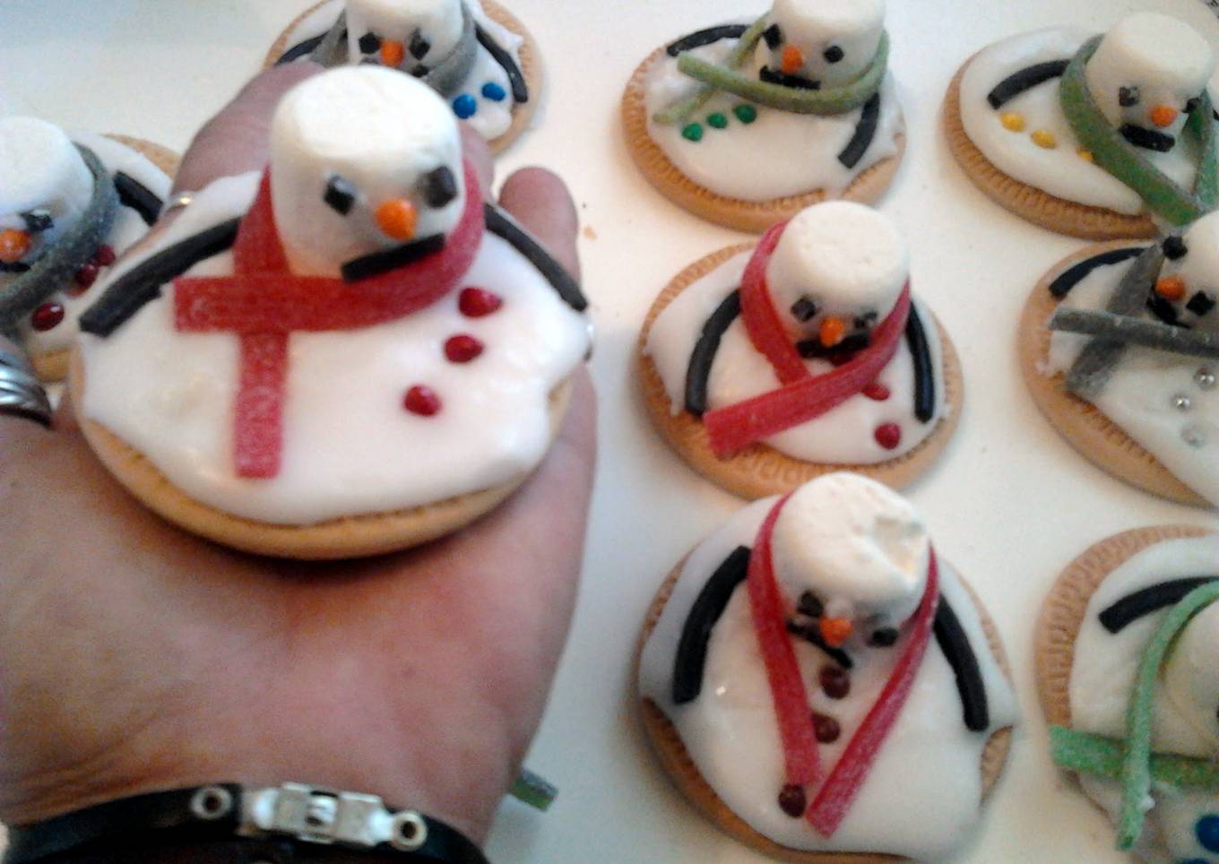 Ladybirds Christmas Snowmen in Australia .