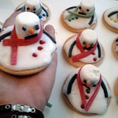 A picture of Ladybirds Christmas Snowmen in Australia ..