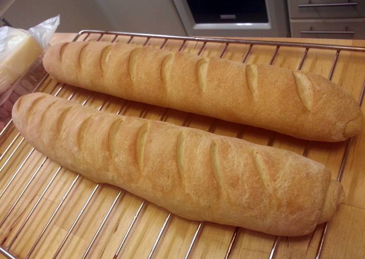 Steps to Prepare Homemade good and easy baguette