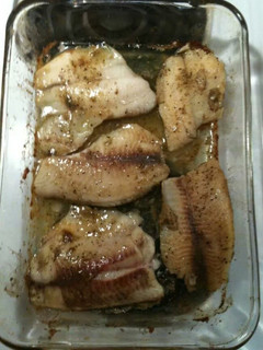 A picture of Lemon pepper fish fillets.
