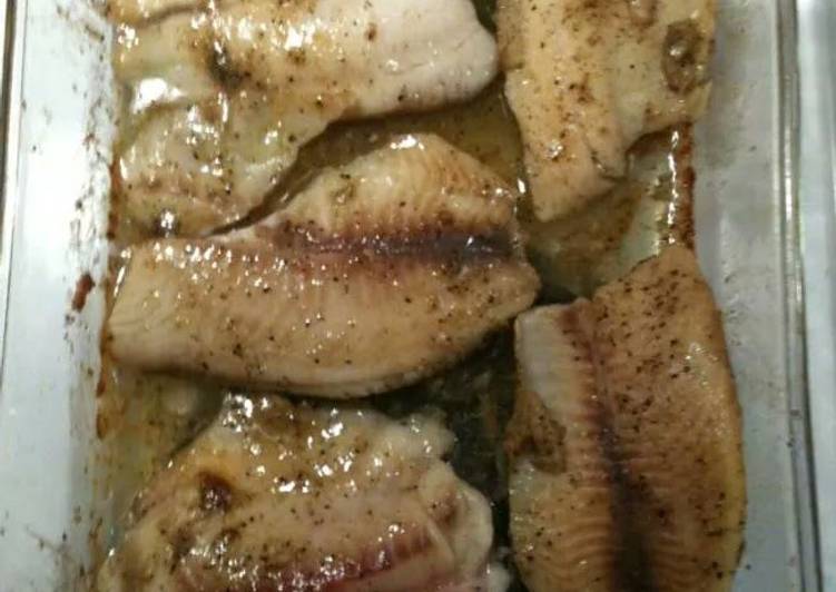 Step-by-Step Guide to Prepare Homemade Lemon pepper fish fillets