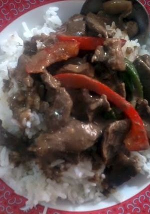 A picture of IGADO (Filipino Pork Mix Casserole).
