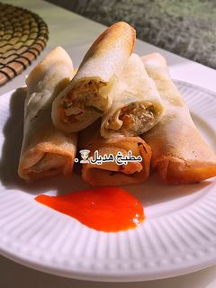 صورة لوصفة سبرنغ رول الدجاج 🥢