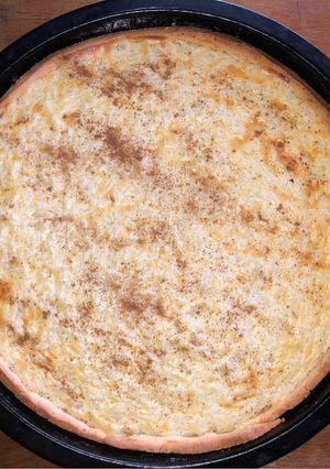 Una foto de Tarta de arroz con leche