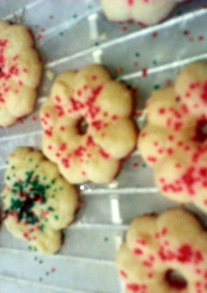 A picture of Cookie Press Cookies.