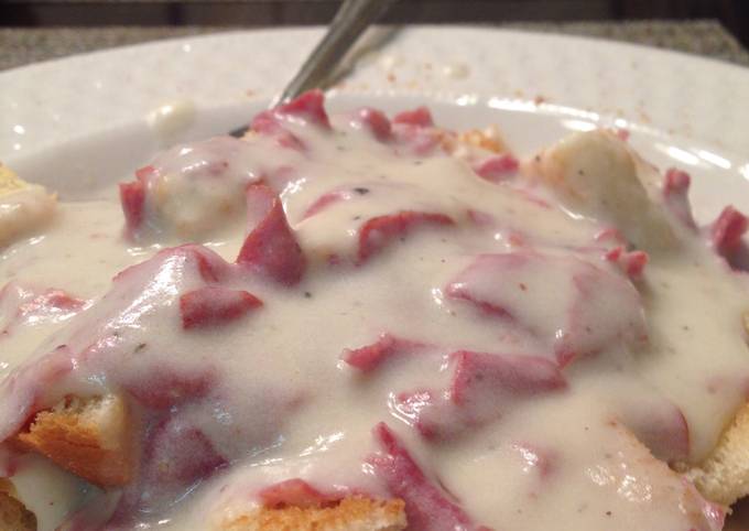 Chipped Beef On Toast