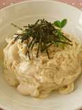 Tarako Spaghetti with Fluffy and Creamy Sauce