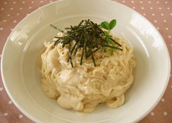 Easiest Way to Prepare Delicious Tarako Spaghetti with Fluffy and Creamy Sauce