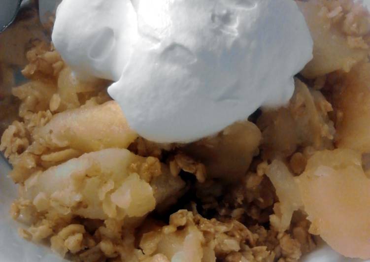 Simple Way to Make Speedy Fool Proof Apple Crisp