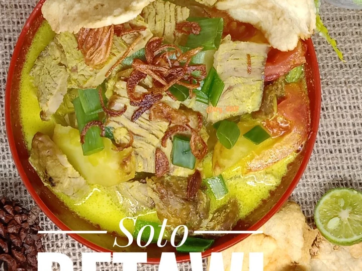 Cara Gampang Menyiapkan Resep Soto betawi daging sapi yang Lezat Sekali Anti Ribet, Uenak Banget